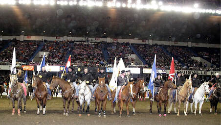 Rodeo Contestants in Grand Entry